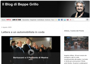 Beppe Grillo e gli automobilisti