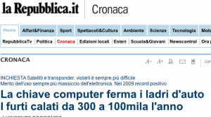 Ma l'elettronica spaventa davvero i ladri d'auto?