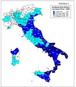 Lesioni fisiche: dramma meridionale